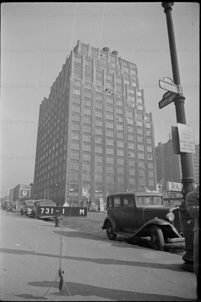 Master Printers Building, Tenth Ave. & 34th Street. Photo: Municipal Archives, City of New York