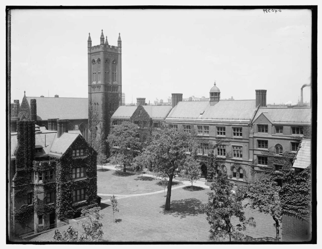 The Close at General Theological Seminary, bet. 1900-1915. Photo: Photographer Unknown, Detroit Publishing Co., Library of Congress